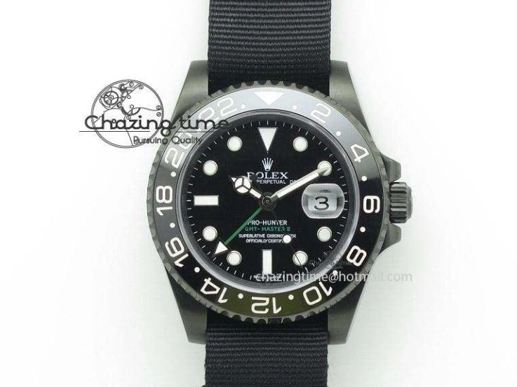 MiroTime 0312 TimelessDesign Daytona DIW Carbon Case and Bezel DIWF Edition White Green Dial on Grey Nylon Strap A 51